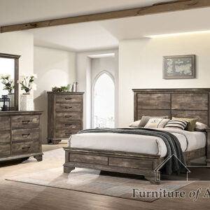 CM7186 QUEEN BED + N + D+ M (4PC)